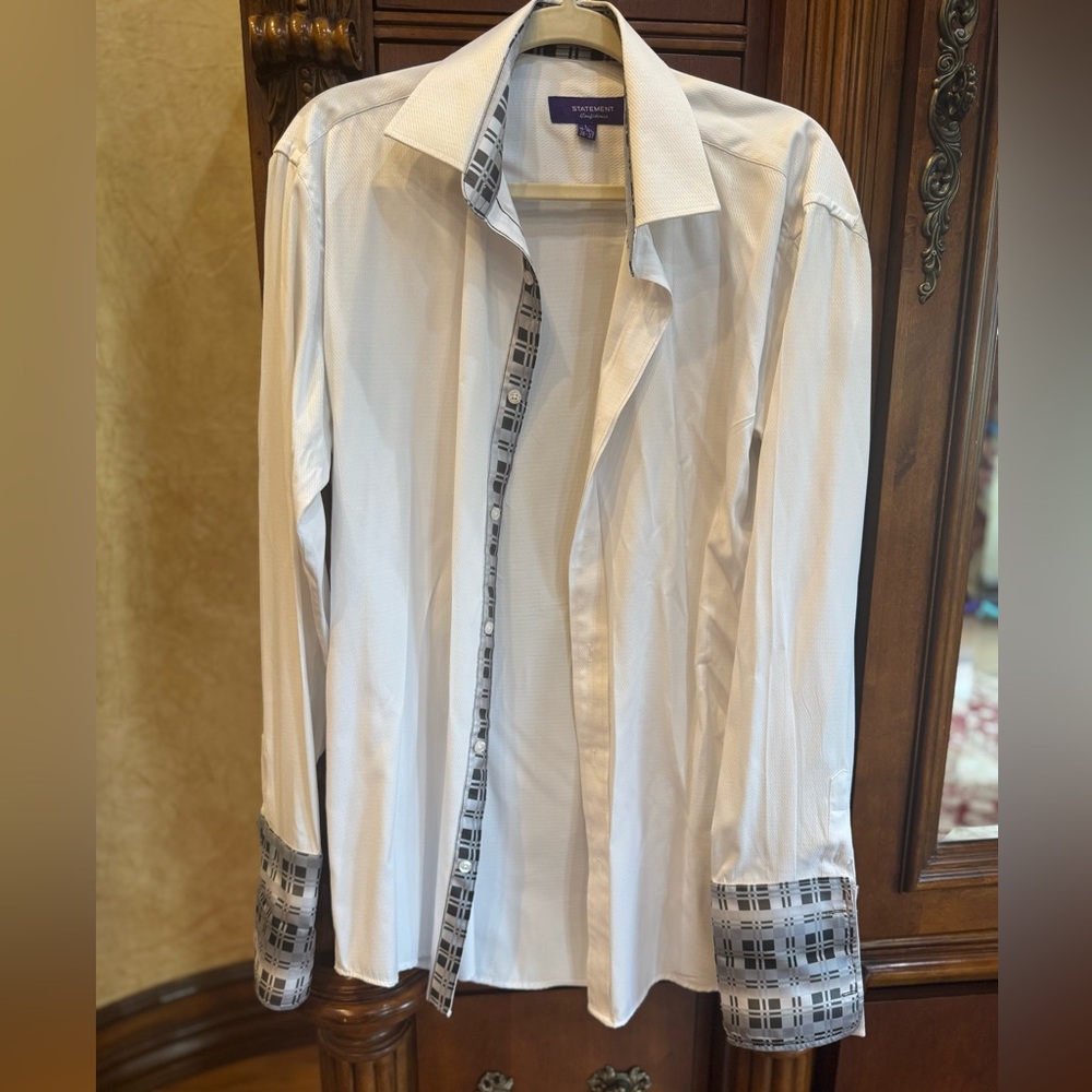 Statement White Dress Shirt